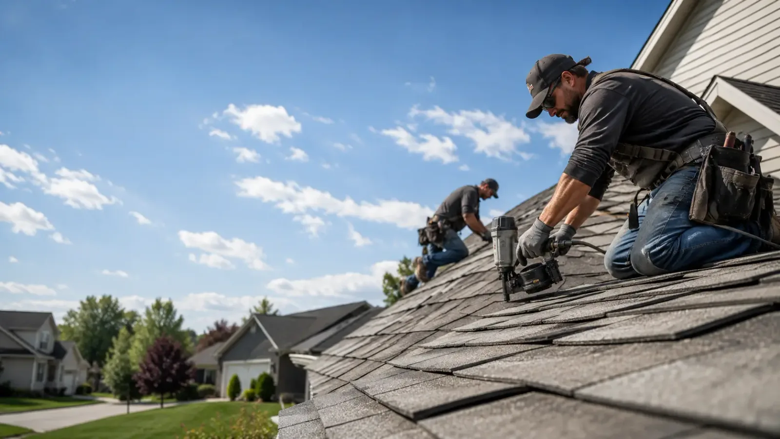 Storm Damage Roof Repair in Derma, MS near me